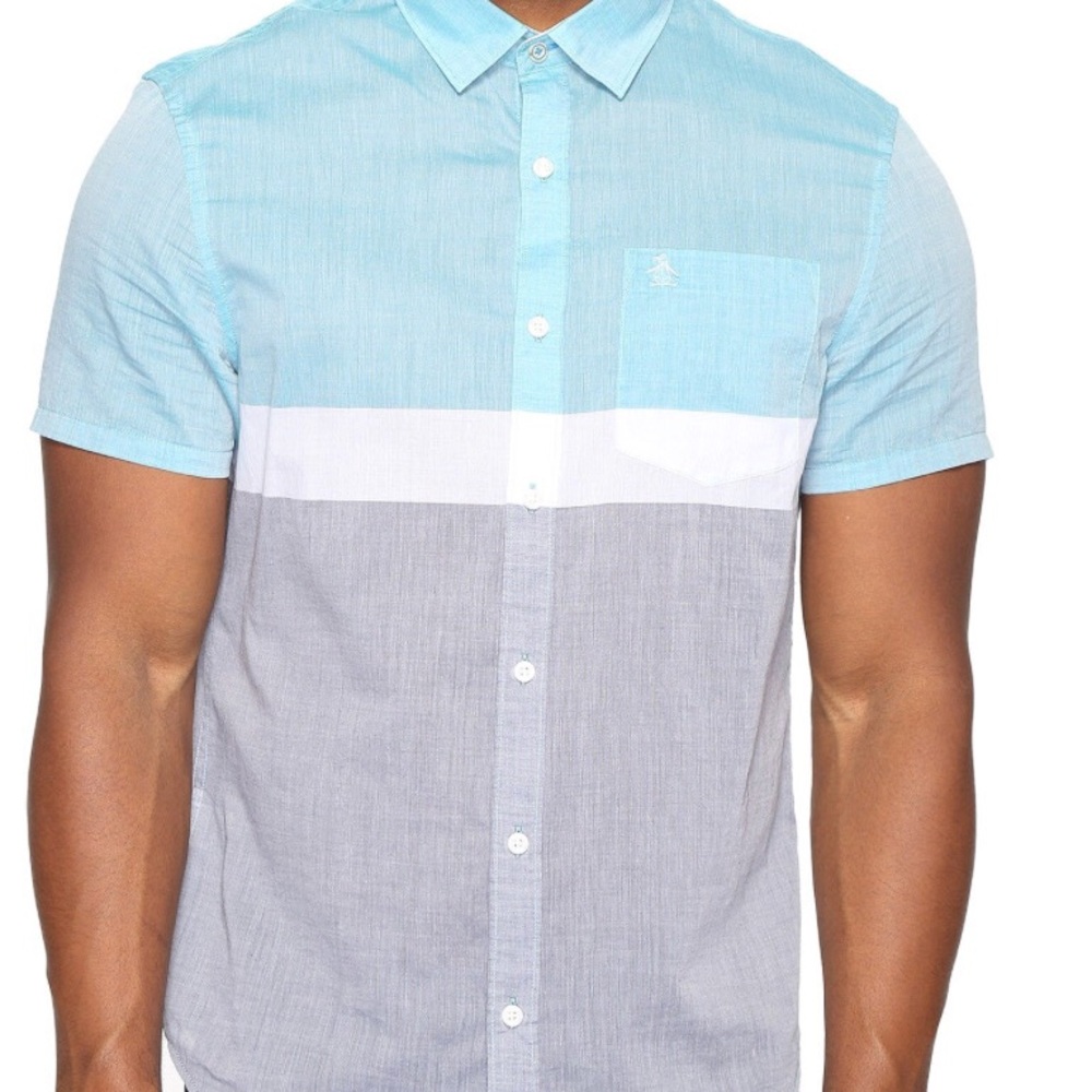 Original Penguin Short Sleeve Button Up